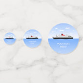 Geweldig zwembad feest confetti (Achterkanten)