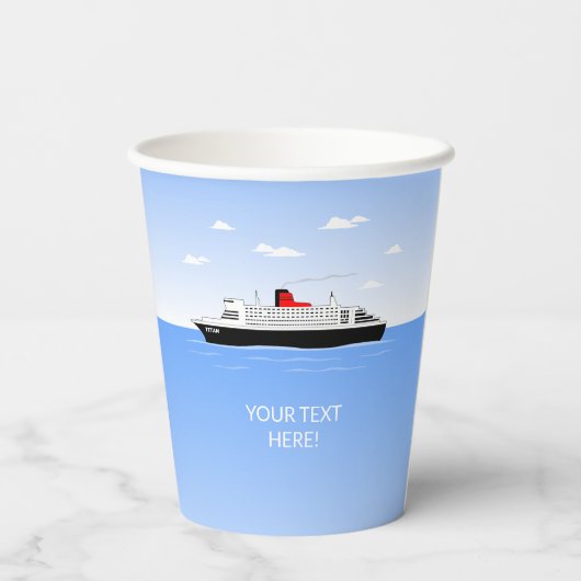 Geweldig zwembad feest papieren bekers (Achterkant)