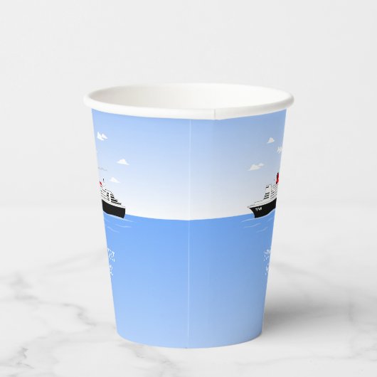 Geweldig zwembad feest papieren bekers (Rechts)