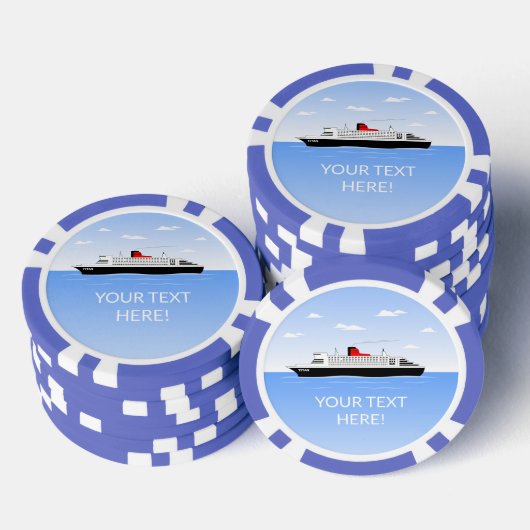Geweldig zwembad feest poker chips (Opstapeling)