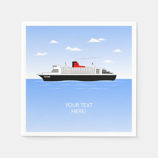 Geweldig zwembad feest servet (Voorkant)