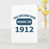 Geweldige 102 éénjarigenverjaardag kaart (Gele Bloem)