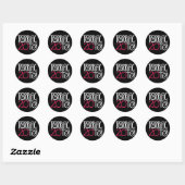 Geweldige 20 zwarte Sticker (Vel)