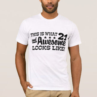 Geweldige 21 jaar oud t-shirt