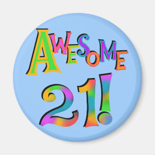 Geweldige 21 T-shirts en cadeautjes op zaterdag Magneet