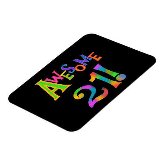 Geweldige 21 T-shirts en cadeautjes op zaterdag Magneet (Linkerzijde)