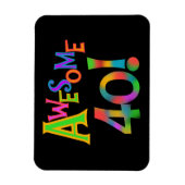 Geweldige 40 T-shirts en cadeautjes op zaterdag Magneet (Verticaal)