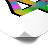 Geweldige 40 T-shirts en cadeautjes op zaterdag Poster (Hoek)