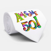 Geweldige 50 T-shirts en cadeautjes op zaterdag Stropdas (Opgerold)