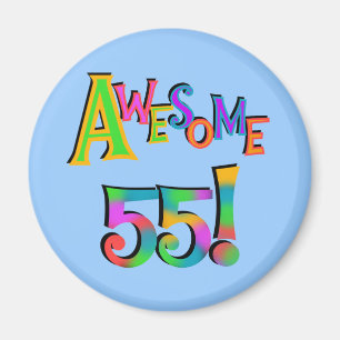 Geweldige 55 T-shirts en cadeautjes Magneet
