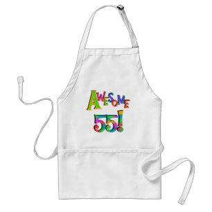 Geweldige 55 T-shirts en cadeautjes Standaard Schort