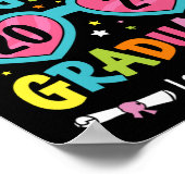 Geweldige 5e klas Afstuderen eruit als klasse 2024 Poster (Hoek)