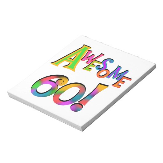 Geweldige 60 T-shirts en cadeautjes op zaterdag Notitieblok (Gedraaid)