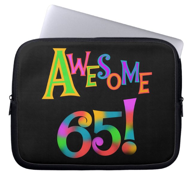 Geweldige 65 overhemden en geschenken laptop sleeve (Voorkant)