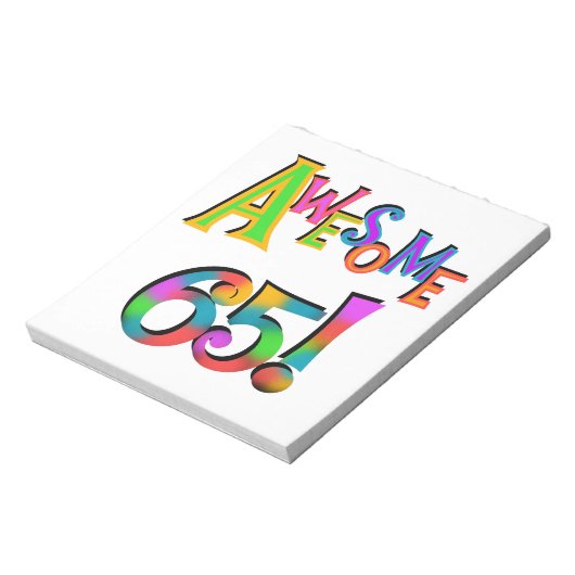 Geweldige 65 overhemden en geschenken notitieblok (Gedraaid)