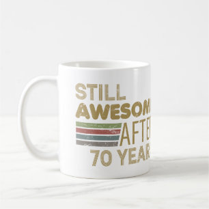 Geweldige 70e verjaardag koffiemok