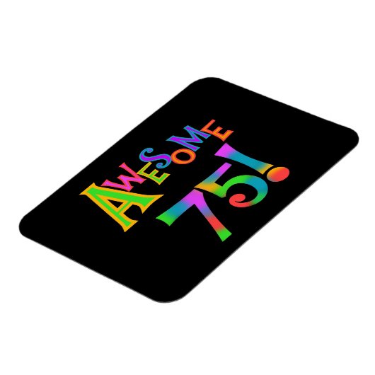 Geweldige 75 T-shirts en cadeautjes op zaterdag Magneet (Linkerzijde)