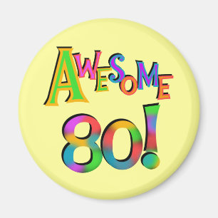 Geweldige 80 T-shirts en cadeautjes op zaterdag Magneet