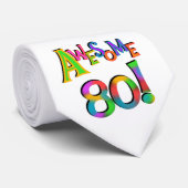 Geweldige 80 T-shirts en cadeautjes op zaterdag Stropdas (Opgerold)