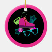 Geweldige 80s-versiering keramisch ornament (Achterkant)