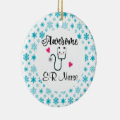 Geweldige aangepaste verpleeggeld keramisch ornament (Rechts)