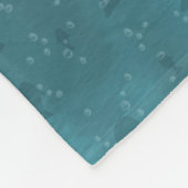 Geweldige aanval op witte haai Aangepaste oceaangr Fleece Deken (Hoek)