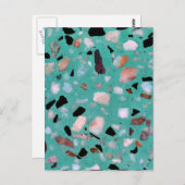 Geweldige  abstract marmer afbeelding briefkaart (Voorkant / Achterkant)