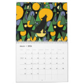 Geweldige Abstracte Art Agenda Kalender (Mar 2026)