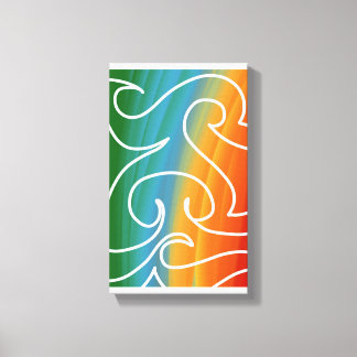 Geweldige abstracte kunst van RRW 2026 #2 Canvas Afdruk