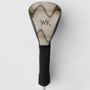 Geweldige Abstracte Laat Laatste Indruk Monogram Golfheadcover