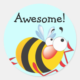 Geweldige achteruitkijkers ronde sticker