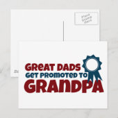 Geweldige advertenties voor opa briefkaart (Voorkant / Achterkant)