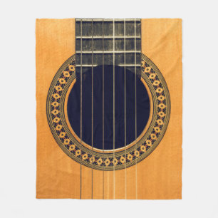 Geweldige akoestische gitaar fleece deken
