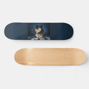 Geweldige Alice in Wonderland Theepot Kat Skateboard