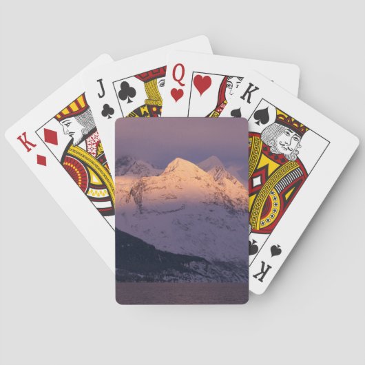 Geweldige Alpenglow Pokerkaarten (Achterkant)