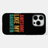 Geweldige als mijn dochter, grappny Fathers Day Gi Case-Mate iPhone Case (Achterkant (horizontaal))