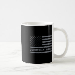 Geweldige als mijn dochter USA Flag 4 juli Pare Koffiemok