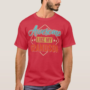 Geweldige als mijn kleinzoon voor opa op vaders a t-shirt