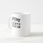 Geweldige als mijn moeder in de wet Grappig Koffiemok (Voorkant links)