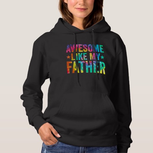Geweldige als mijn vader Vaderdag Mannen Hoodie (Voorkant)