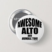 Geweldige Alto Ronde Button 5,7 Cm (Voorkant /achterkant)
