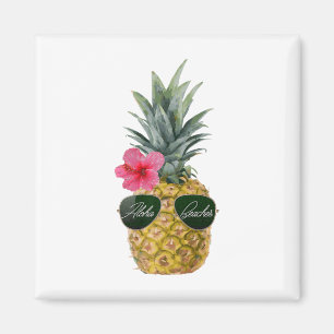 Geweldige ananas Shirten- Aloha Stranden Tropical Magneet