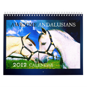 GEWELDIGE ANDALUSIANEN 2012 12-maands wandkalender Kalender