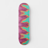 Geweldige Aqua Blue Roze verlicht skateboard (Voorkant)