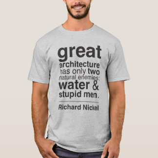 Geweldige architectuur t-shirt