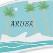 Geweldige aruba sticker (Voorkant)