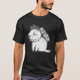 Geweldige AUR Naur Kat Dier Oh Nee Verraste Kat L T-shirt
