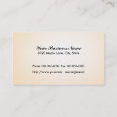 Geweldige Autumn Leaves Visitekaartje (Achterkant)