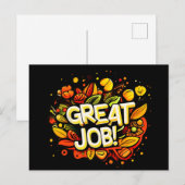 Geweldige baan briefkaart (Voorkant / Achterkant)