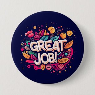 Geweldige baan ronde button 7,6 cm